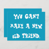 Carte Postale Hey, Vieux Ami (Devant / Derrière)