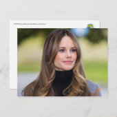 Carte Postale HH Princesse Sofia de Suède, Duchesse de Värmland (Devant / Derrière)