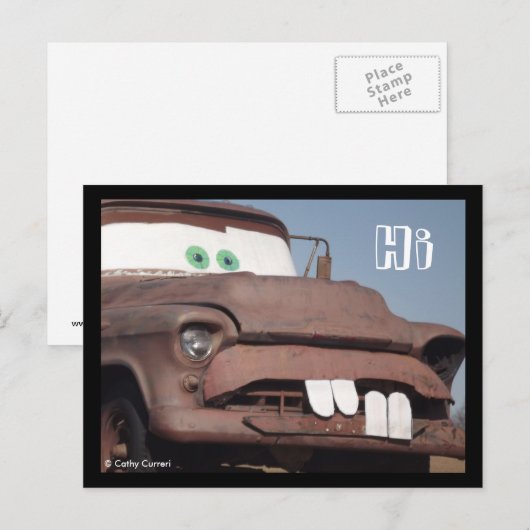 Carte postale Hi (Devant / Derrière)