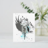 Carte Postale hi-fi llama. (Debout devant)