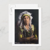 Carte Postale Hiawatha Portrait (Devant / Derrière)