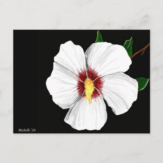Carte postale Hibiscus (Devant)