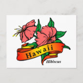 Carte Postale Hibiscus (Devant)