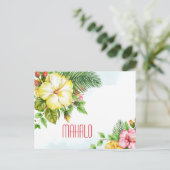 Carte Postale Hibiscus Aloha Tropical (Debout devant)