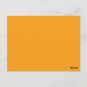 Carte Postale Hibiscus bleu Mariage floral (Dos)