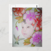 Carte Postale Hibiscus Fairy (2) (Devant / Derrière)