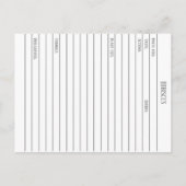 Carte Postale Hibiscus Materia Medica Monograph Herbal Study (Dos)