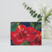 Carte postale Hibiscus Paradis tropical (Debout devant)