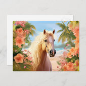 Carte postale Hibiscus Plage Palomino Hibiscus Ros (Devant / Derrière)