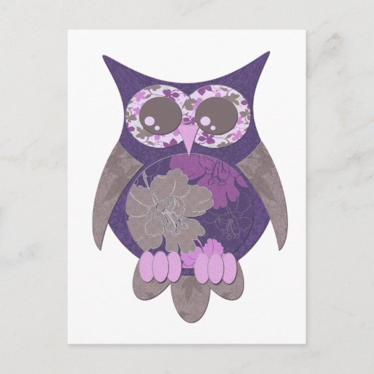 Carte postale Hibiscus Purple (Devant)