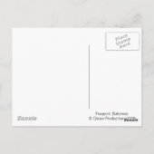 Carte postale Hibiscus rose (Dos)