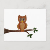 Carte Postale Hibou (Devant)