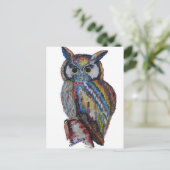 Carte Postale Hibou (Debout devant)