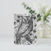 Carte Postale Hibou (Debout devant)