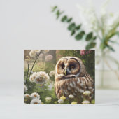 Carte Postale Hibou (Debout devant)