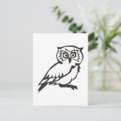 Carte Postale Hibou (Debout devant)