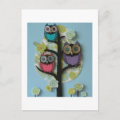 Carte Postale hibou (Devant)