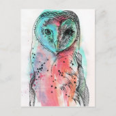 Carte Postale Hibou (Devant)