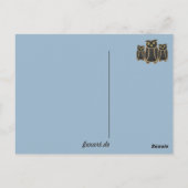 Carte Postale Hibou (Dos)