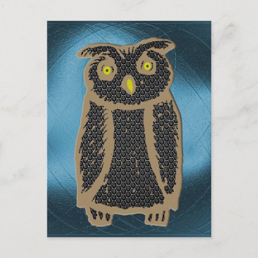 Carte Postale Hibou (Devant)