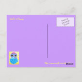 Carte Postale Hibou Dans Une Teacup (Dos)