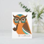 Carte Postale Hibou de Quizik (Debout devant)
