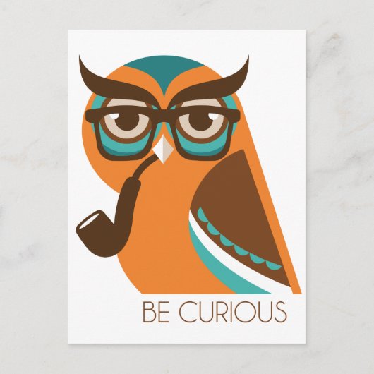 Carte Postale Hibou de Quizik (Devant)