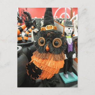 Carte Postale Hibou d'Halloween