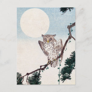 Carte Postale Hibou japonais n°2