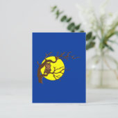 Carte Postale Hibou owl (Debout devant)