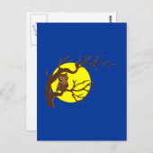 Carte Postale Hibou owl (Devant / Derrière)