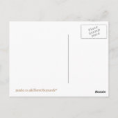 CARTE POSTALE HIBOUX (Dos)