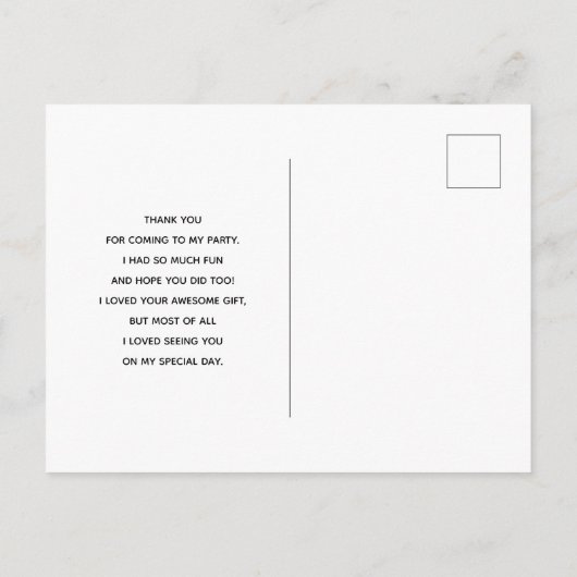 Carte Postale Hiboux en amour assis sur une branche d'arbre Merc (Dos)