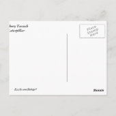 Carte Postale Hickory Tussock Caterpillar (Dos)