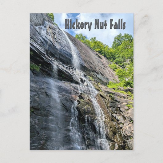 Carte Postale Hicky Nut Falls Chimney Rock NC Cascade (Devant)