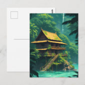 Carte Postale Hidden Rumah in the Rainforest (Devant / Derrière)