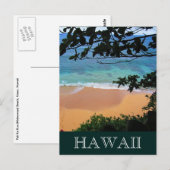Carte Postale hideawal beach hawaii (Devant / Derrière)