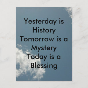 Carte Postale Hier c'est l'Histoire