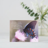 Carte Postale Hier, c'est l'histoire. Demain est un mystère. Et  (Debout devant)