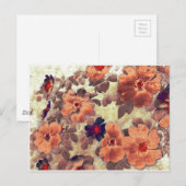 Carte Postale Hiérarchies Rose vintage (Devant / Derrière)