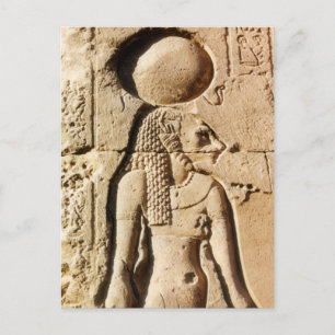 Carte Postale Hiéroglyphe de la lionne Sekhmet