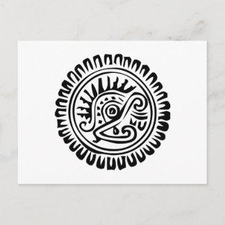 Carte Postale Hiéroglyphe mexicain(Maya)