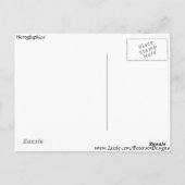 Carte Postale Hiéroglyphes (Dos)