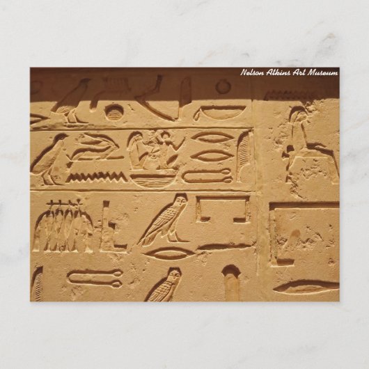 Carte Postale Hiéroglyphes (Devant)