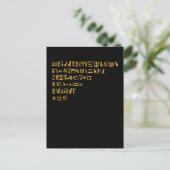 Carte Postale Hiéroglyphes égyptiens Égypte ancienne (Debout devant)