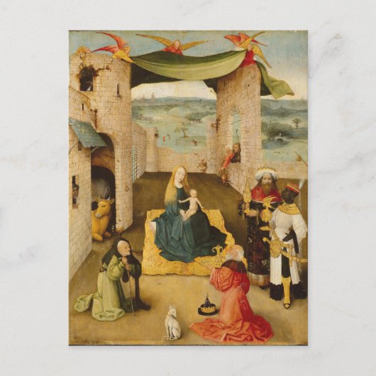 Carte Postale Hieronymus Bosch - L'Adoration Des Magi (Devant)