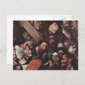 Carte Postale Hieronymus Bosch - Le transport de la croix (Devant / Derrière)