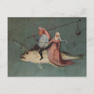 Carte Postale Hieronymus Bosch peinture art