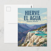 Carte Postale Hierve l'Eau (Devant / Derrière)