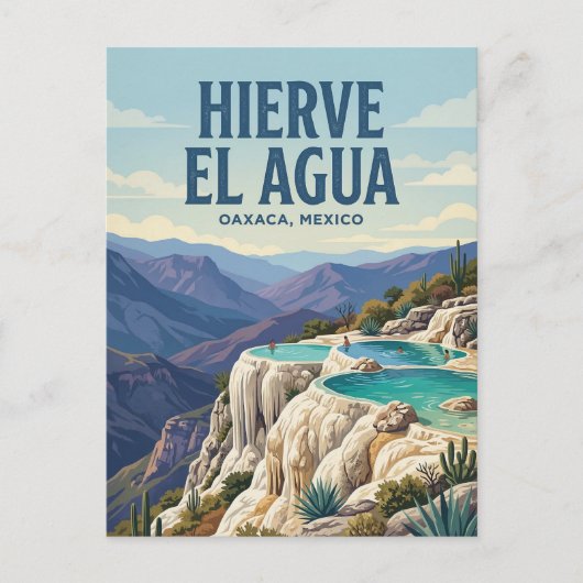 Carte Postale Hierve l'Eau (Devant)